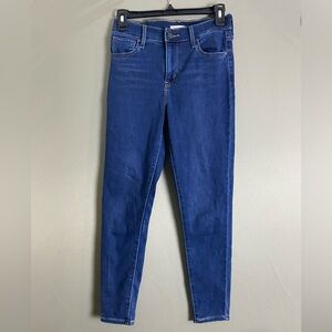 Levi’s High Rise Super Skinny Crop Blue Jean